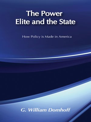 cover image of The Power Elite and the State